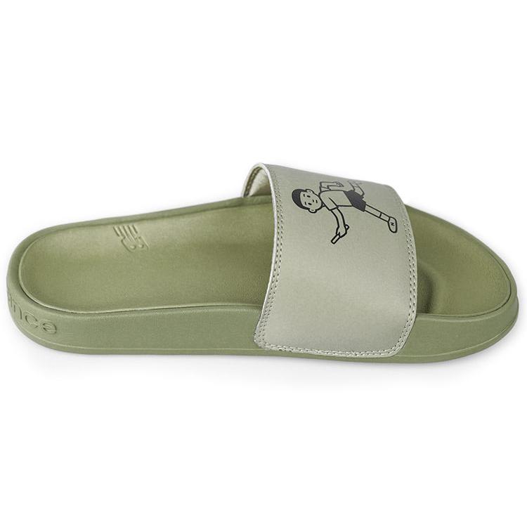 New Balance X Noritake Slippers Dark Green