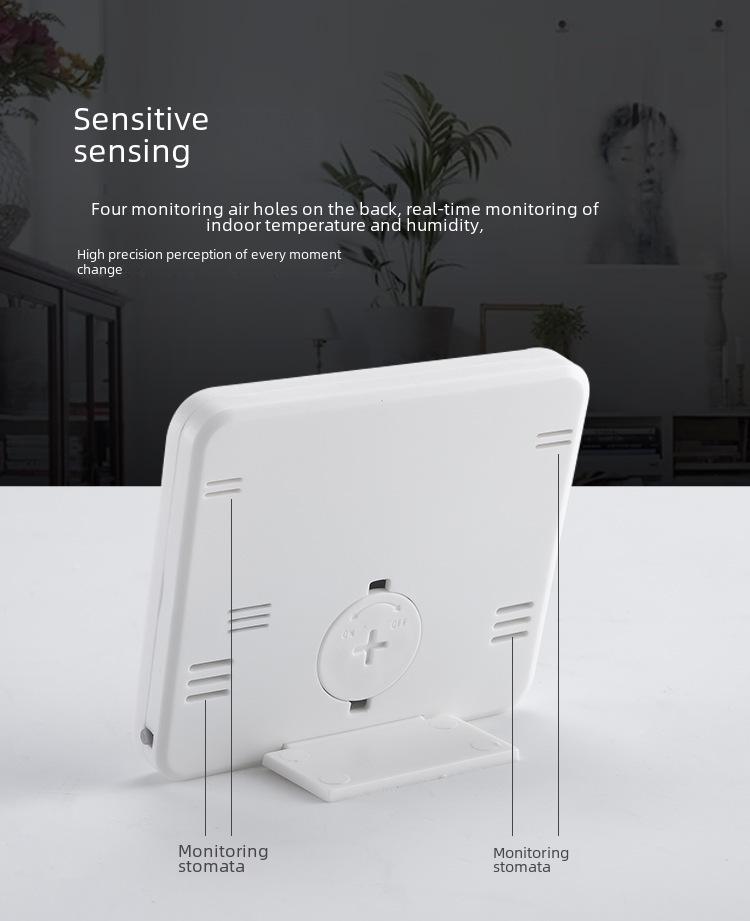 Pandun 1cm Thin Digital Indoor Thermometer & Hygrometer for Smart Homes