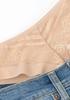 Seamless Brazilian Briefs Made of Tulle 2507 Flower Sielei Beige