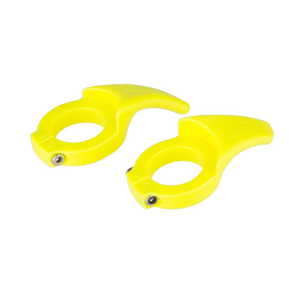 1Pair Bicycle Deputy Handle Plastic Anti-slip Bike Secondary Rest Handlebar Lightweight Handlebars With Lock Ring Kit