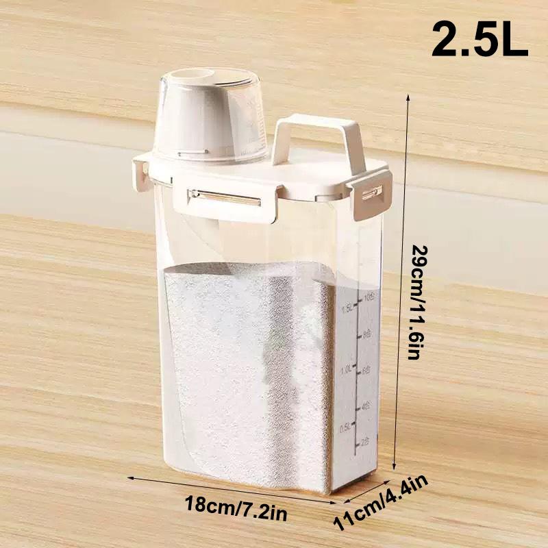 Reusable Laundry Detergent Dispenser Sealed Storage Container For Grain And Miscellaneous Grain Storage Tank Kitchen Storage Box 18*11*29cm