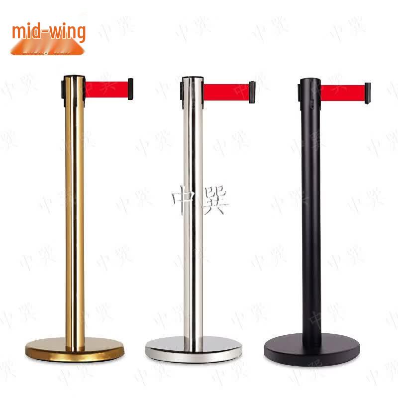 Retractable Queue Control Stanchion