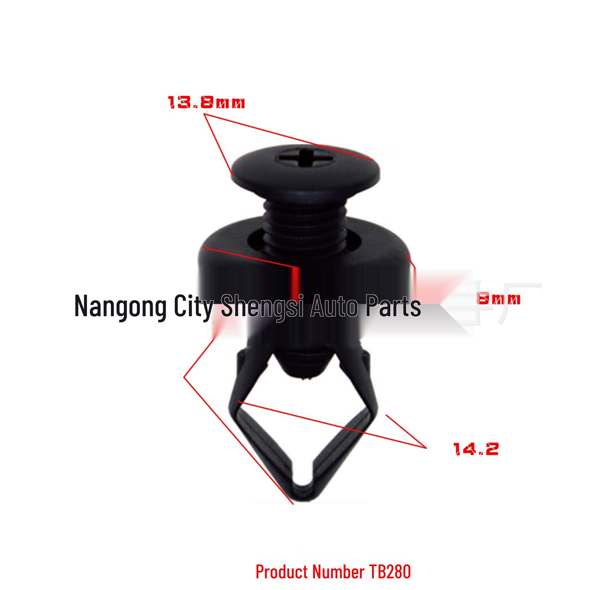 

Universal Car Trim Panel Nylon Clip for Installation and Decoration 20000 pieces