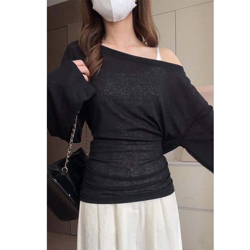 Pink Sheer Tie-Up Women's Summer Cover-Up – Loose, Lightweight, Sun-Protection Top