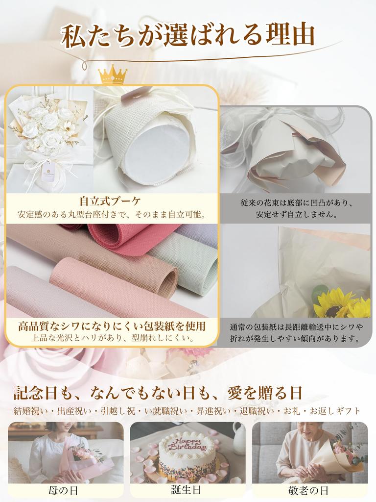 Fiorifiore 2025 Neuankunftstag Konservierter Blumenstrauß 5 Rosen Freistehend mit Geschenkbox Perfekt für und Geschenke Innendekoration Trockenblumen Luminis