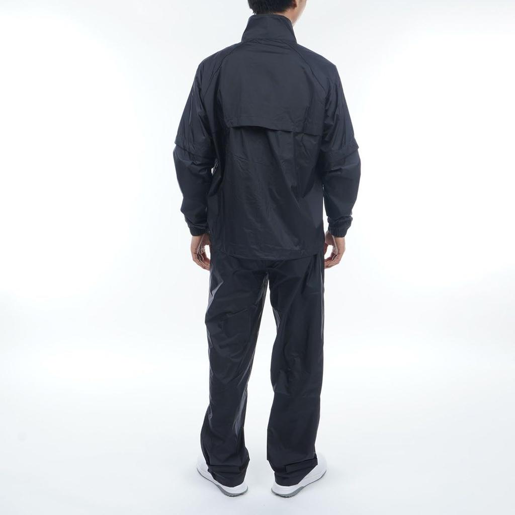 Kasco Schwarzes Mittleres Regenbekleidungsset ARW-007