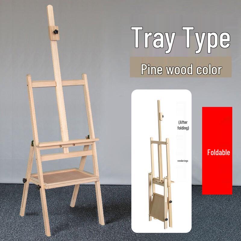 Handun Foldable Pine Wood Mini Easel