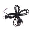 Eu Us Plug Ac Power Extension Cable Power Supply Cord 1.5M*0.75 For Electrical Sockets Outdoor Lamp Bulb Light