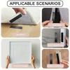 100 Stück doppelseitig Haushalt Gebrauch Klettverschluss Schwarzes Pad Fixierflicken Doppelseitige Matte Griffband Selbstklebend DIY Bekleidung