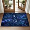 Tottenham Hotspur Design Crystal Velvet Rug Soft Decorative Mat for Bedroom Entrance