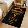 Yellowstone Western Adventure Floor Rug Office Rug Suitable for Living Rooms Entryway Outdoor Study Room Anti-slip Rug Decorate Offices
