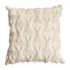 18x18cm Happy Easter Rabbit Pattern Throw Pillow Cover Wool Square Cushion Cover Soft Plush Sofa Pillowcase Home Room Decoration