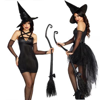 Women Sexy Skirt Fancy Dresses Costume Fantasy Black Witch Cosplay