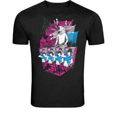 Street DJ Musik Party T-Shirt - Urbanes Nachtleben Grafik-T-Shirt