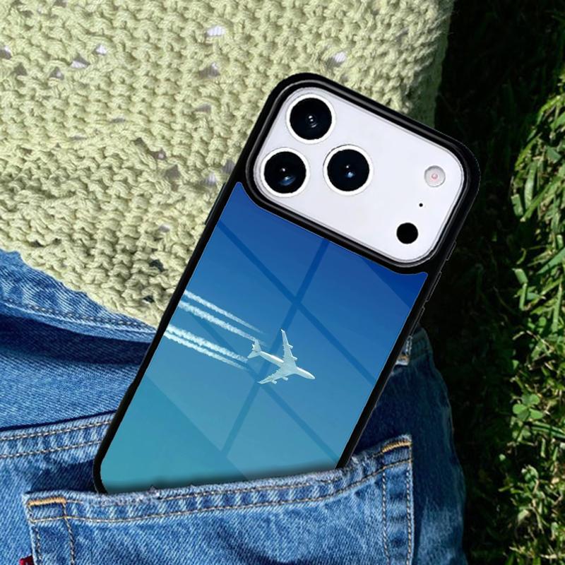 Aircraft Plane Airplane Phone Case Cover for IPhone 11 12 13 14 15 16e 17 Pro Max Coque for IPhone 17 Air