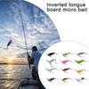 Small Crankbait Wobbler Slow Sinking Artificial Hard Baits Topwater Crank Wobbler Plastic Fishing Baits Enduring