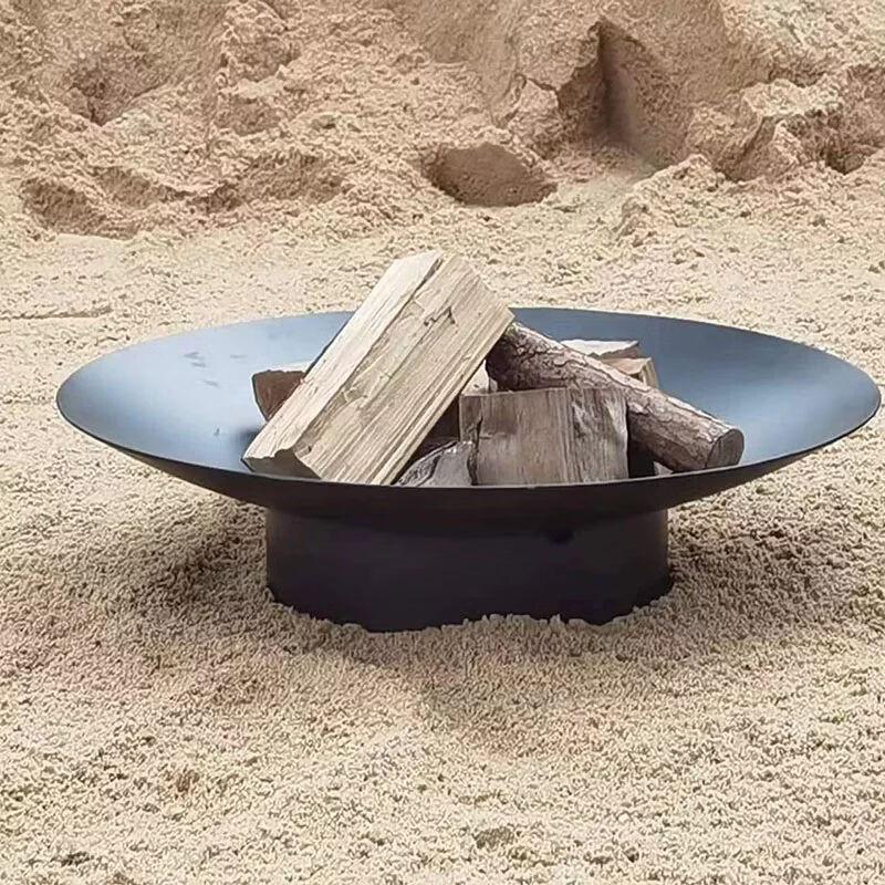 Outdoor Fire Pit & BBQ Grill