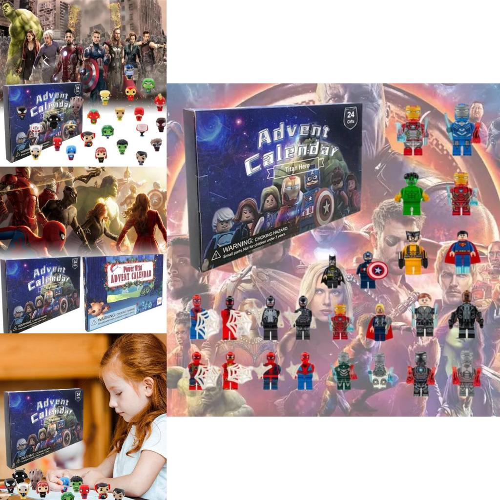 Enchanting My World Robot Advent Calendar Gift Box Featuring Harry Potter And Avengers Toys