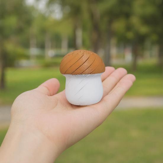 3D Printed Twisting Mushroom Toy, Stress Relief Slippery Mushroom Fidget Toy, Articulated Spiral Rotating Mushroom Toy