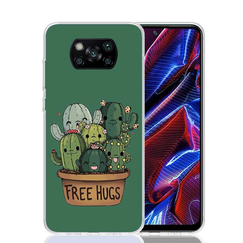 

Cactus Vintage Flower Case Phone Cover for Xiaomi Redmi Note 10 9 9S 8 8T 7 5 Pro Mi 12T 11T 10T 9T 12 11 Lite A3 A2 Trend Funda Redmi Note 9T 5G