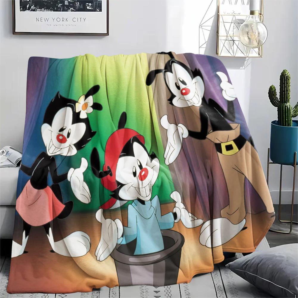 

Animaniacs pattern Flannel Blanket, High quality Comfortable for All Seasons, Home Decor, Warmth and Comfort, Perfect for Gifts. 80cm x 120cm