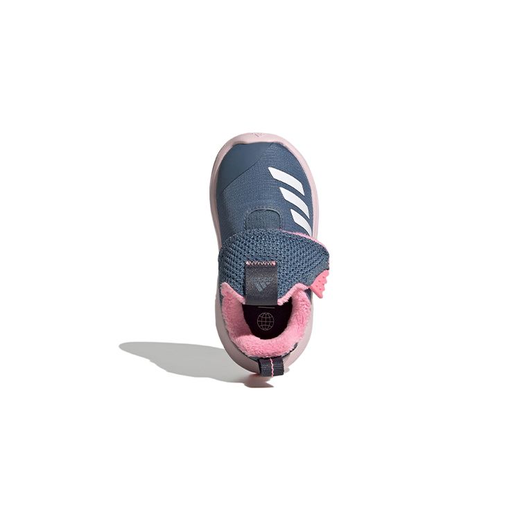 Adidas Suru365 Fleece Comfortable Durable Low-Top Walking Shoes Baby Shoes Blue Pink GY6677