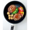 Thermos Frying Pan 24cm For Gas Fire Only Durable Coat Lightweight Model Navy KFD-024 NVY