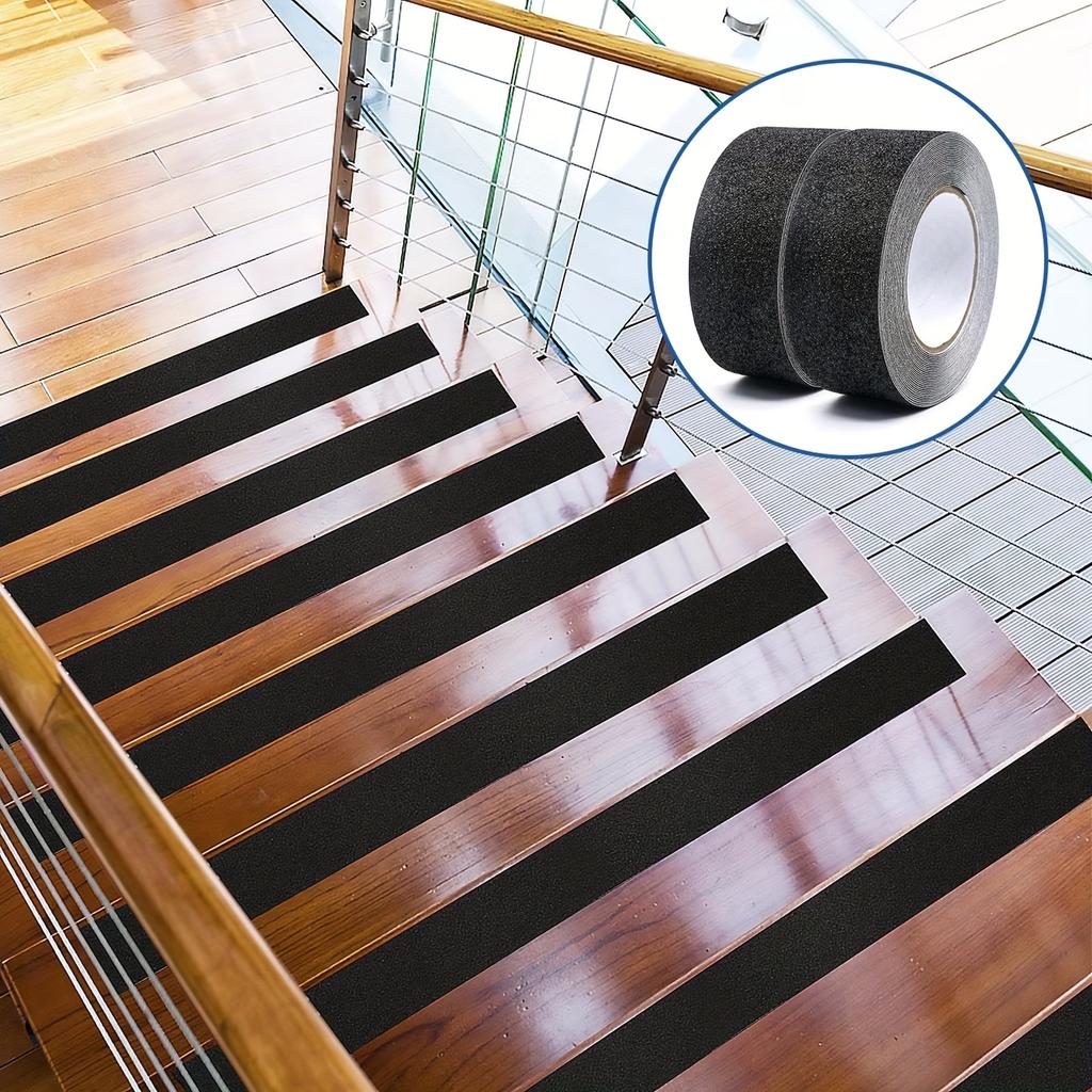 1 Roll PVC Frosted Anti-Slip Tape, 5Cm X 5M, High Adhesive Waterproof Anti-Slip Strips, Suitable for Stairs And Steps, Strong