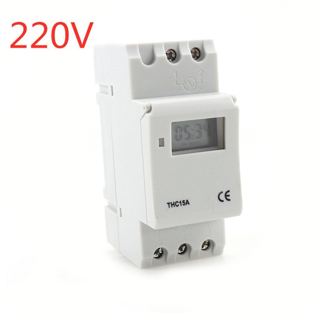 1PCS Time Relay Switch Digital LCD DIN Programmable
