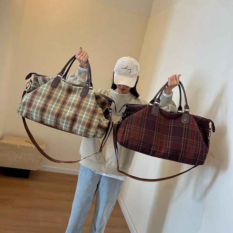 Schoolbag Unisex Brick Red New Travel Bags, Luggage Bags, Maternity Accommodation Storage Bags, Boarding Large Bags, Fitness And Sports Training Bags, Large-Capacity Bags. Brick