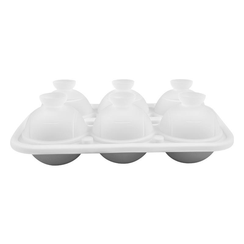 Silicone Ice Cube Tray for Hockey Puck & Tennis Ball Molds - Household Ice Cube Mold Box