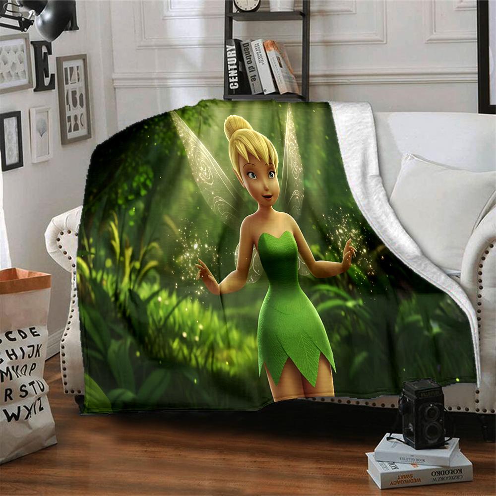 1pc Forest Fairy Flannel Blanket,Ultra Soft Warm Plush Throw for Home Bedroom Bed Sofa Cover Camping Picnic Gift Y7241