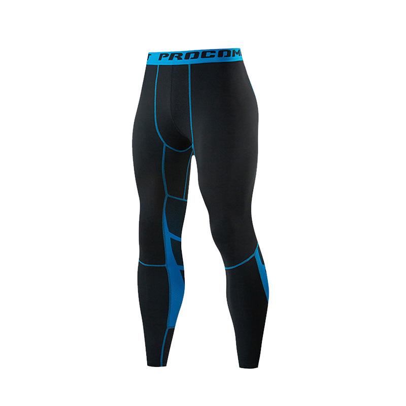 Collants et leggings de sport pour hommes à haute élasticité et séchage rapide