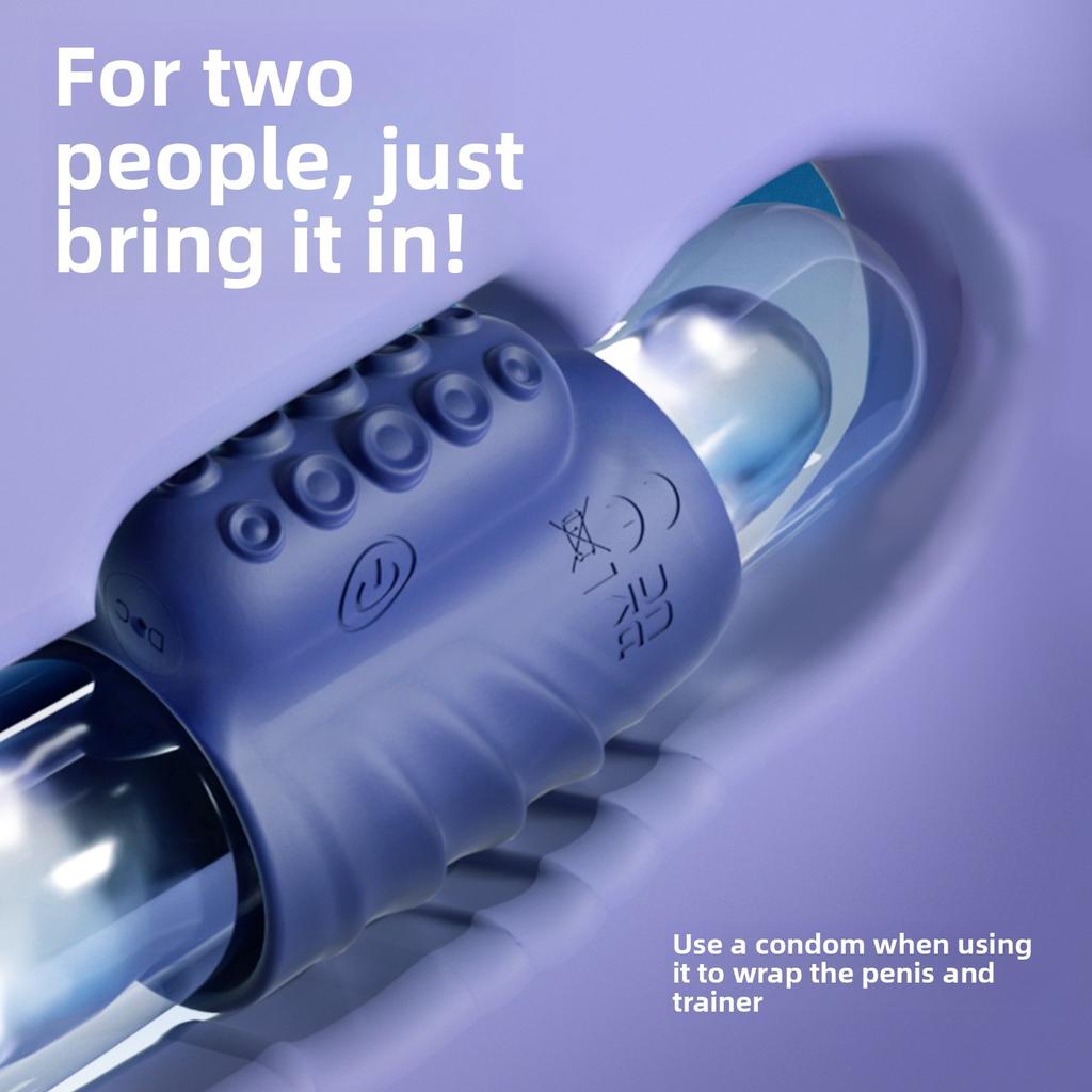 Anti-sperm Ejaculation Control Ring for Men, Shock Vibration, Long-lasting, Sensitive Reduction, Sperm Control Ring