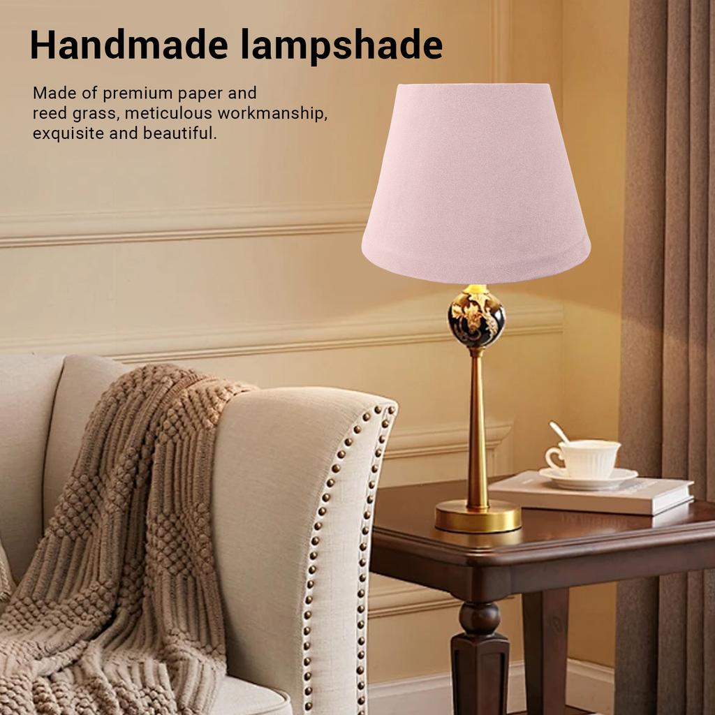 Lamp Shade Modern Velvet Fabric Lampshade E27 E14 Universal Use Table Lamp Cover for Bedroom Living Room Type 3