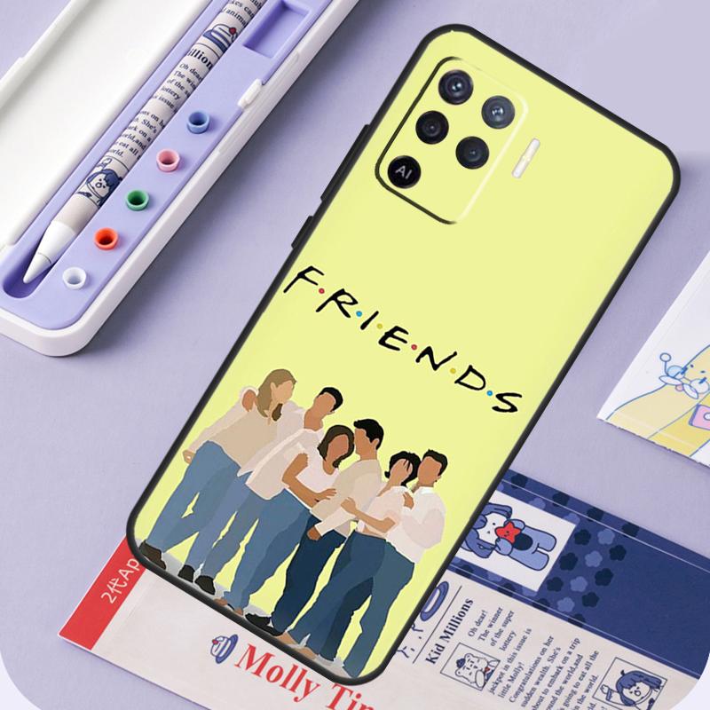 Friends TV For Oppo A17 A18 A94 A74 A54 A15 A38 A58 A78 A98 A40 A60 A80 A16 A76 A96 A57 A77 A5 Pro Case