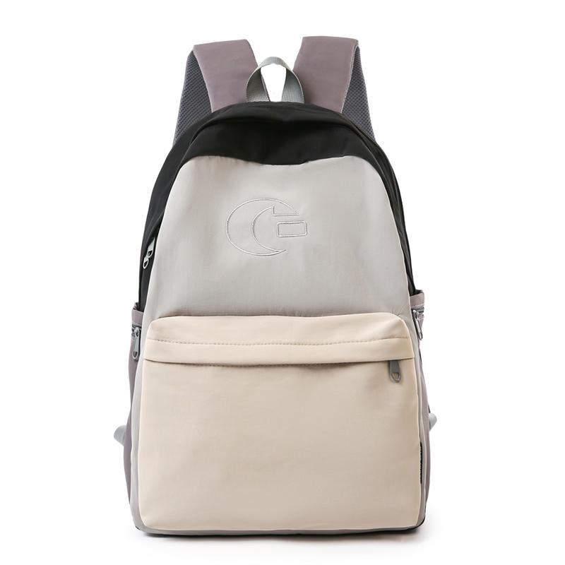 Рюкзак контрастного цвета, большой вместимости, унисекс, для активного отдыха.