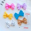 12Pcs/Lot New Mini Cute Mixed Cartoon Bow Flatback Resin Kawaii Scrapbooking Embellishments Diy Accessories