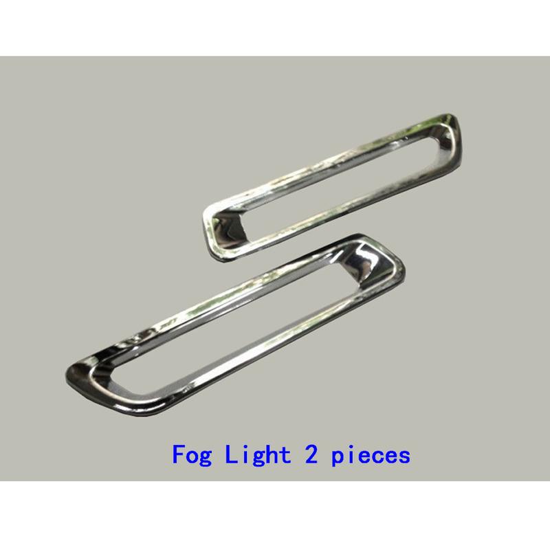 For Suzuki S-Cross Scross Sx4 2014 2015 2016 2017 Cover ABS Chrome Lamp Rear Tail Brake Stop+Fog Light Trim Frame Panel