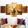 Deer Forest Scenery Canvas Wall Art Pictures Modern Home Decor Poster Living Room Decoration Painting for Living Room Wall Decor