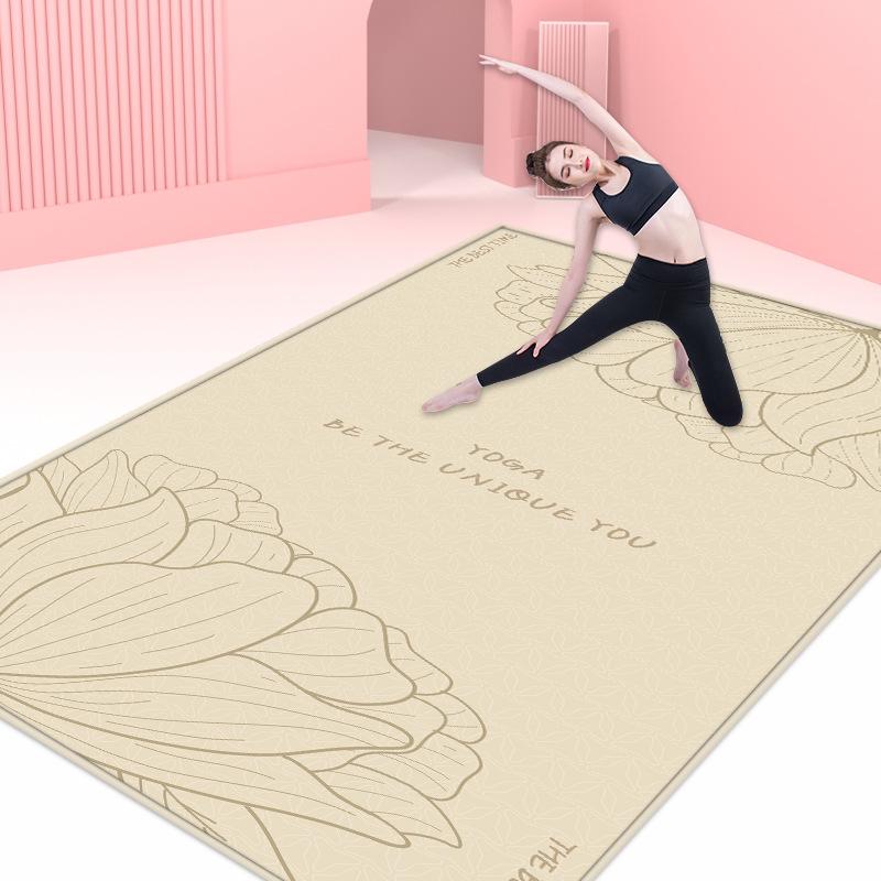 Rutschfeste, stoßdämpfende Yoga- und Fitnessmatte – extra lang und breit für Männer und Frauen