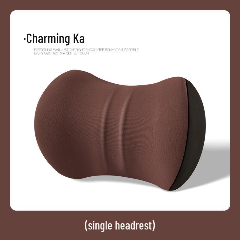 Auto Nacken- und Lendenwirbelstütze: Memory-Schaum-Kopfstützkissen-Set für alle Jahreszeiten