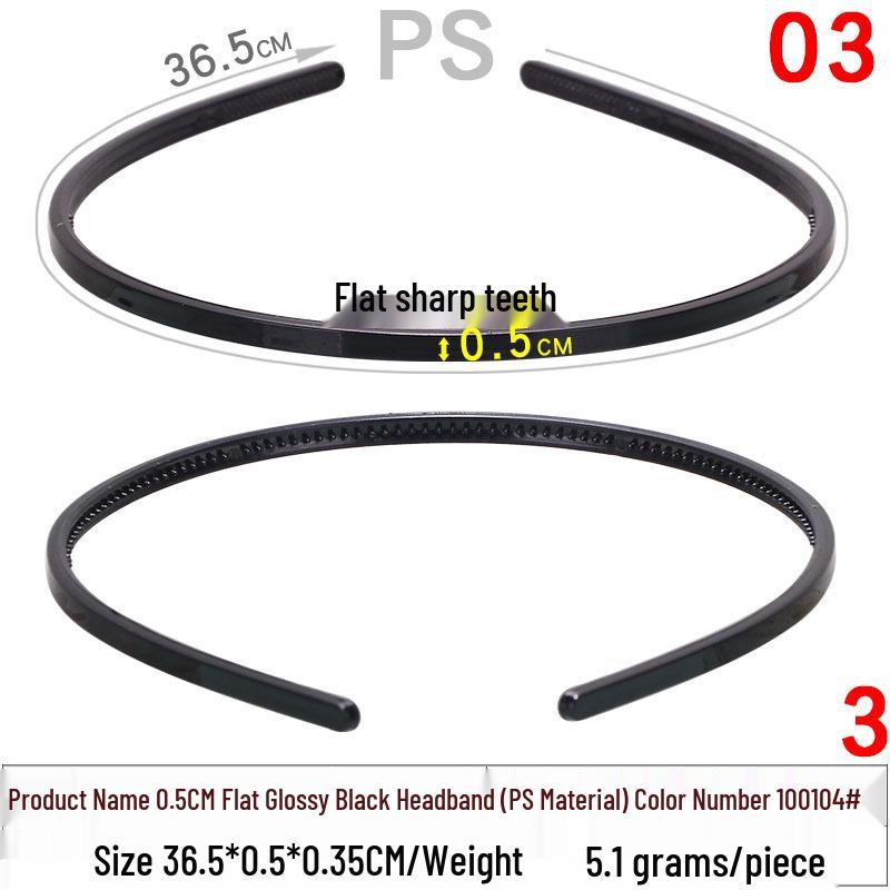 Unisex Invisible Sports Iron Headband - Korean Style Wave Hair Clip.