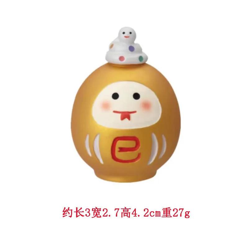 Japanese Style ZAKKA Cat Crafts Small Ornaments for Chinese New Year Snake Year Trend Bonsai Food and Decorative Resin Figurines