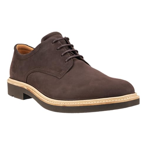 ECCO Metropole London Men's MOCHA Uniform Dress Shoes, Size 25.5cm, 3E
