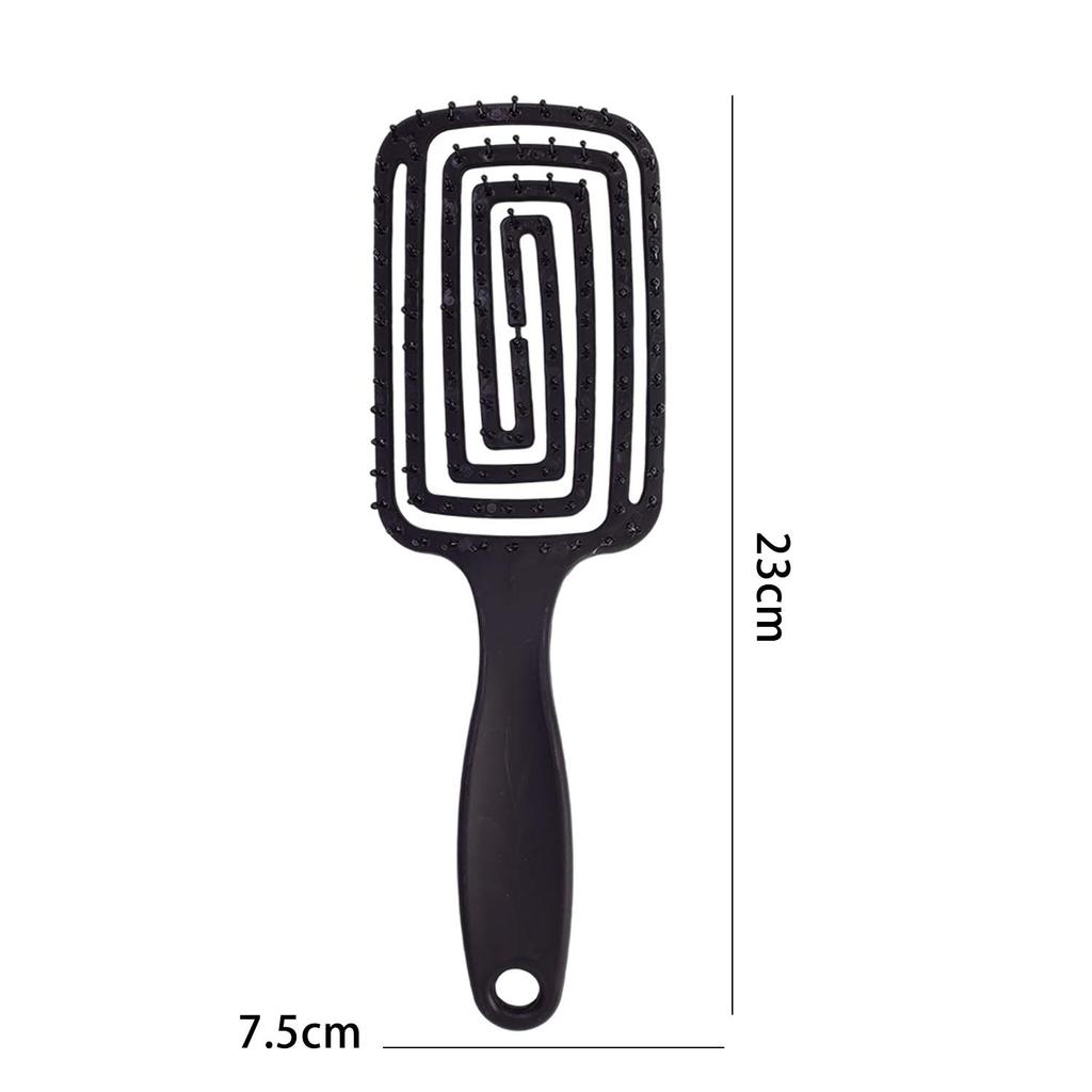 1Pcs Elastic Massage Comb Hollow Cushion Hair Brush Scalp Massage Combs Hair Styling Detangler Fast Blow Drying Detangling Tools