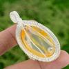 Daughters Day Sale Sterling Silver Natural Plume Agate Wire Wrapping New Pendant