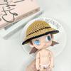 Zsiga Gāzi Jiě Summer Style Handmade Straw Hat for Doll Clothes