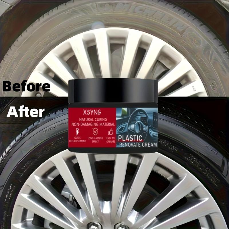 Autopoliturpaste, Reparaturpaste für Armaturenbrett im Autoinnenraum, Reifen, Sofasitzpflegepaste mit mehreren Kapazitätsoptionen, geeignet für Autoräder und Innenräume