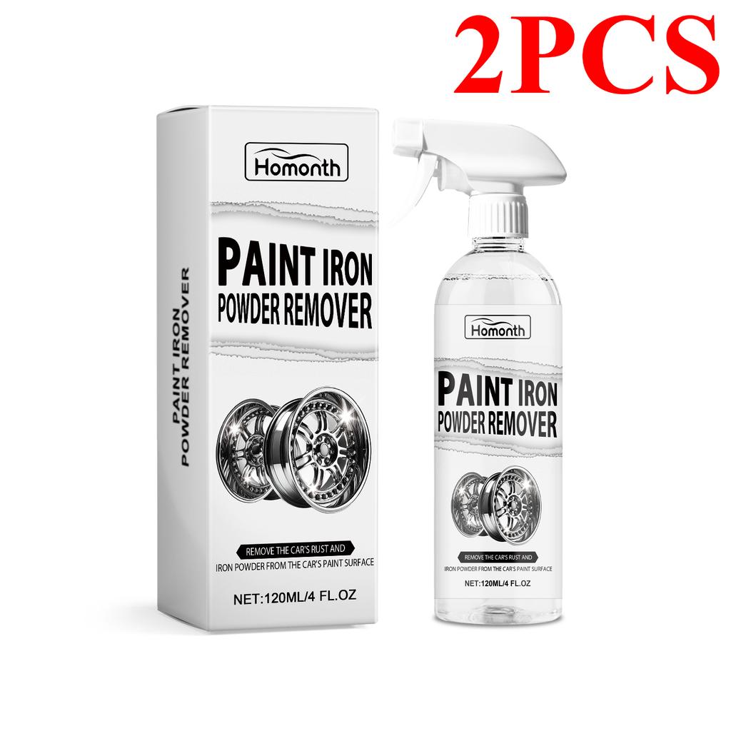 Car Wheel Rust Remover,Paint Rust Cleaner,Effective Stain Removal, Daily Maintenance, Brightening, And Gloss Maintenance Cleaner
